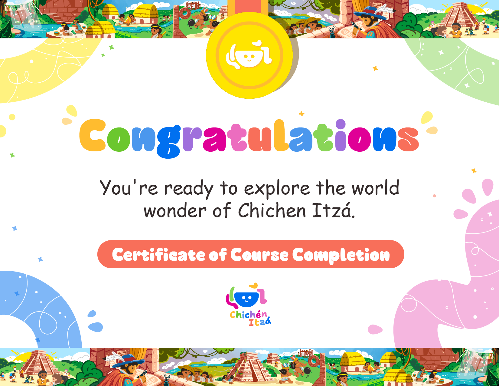 Quiz winner certificate