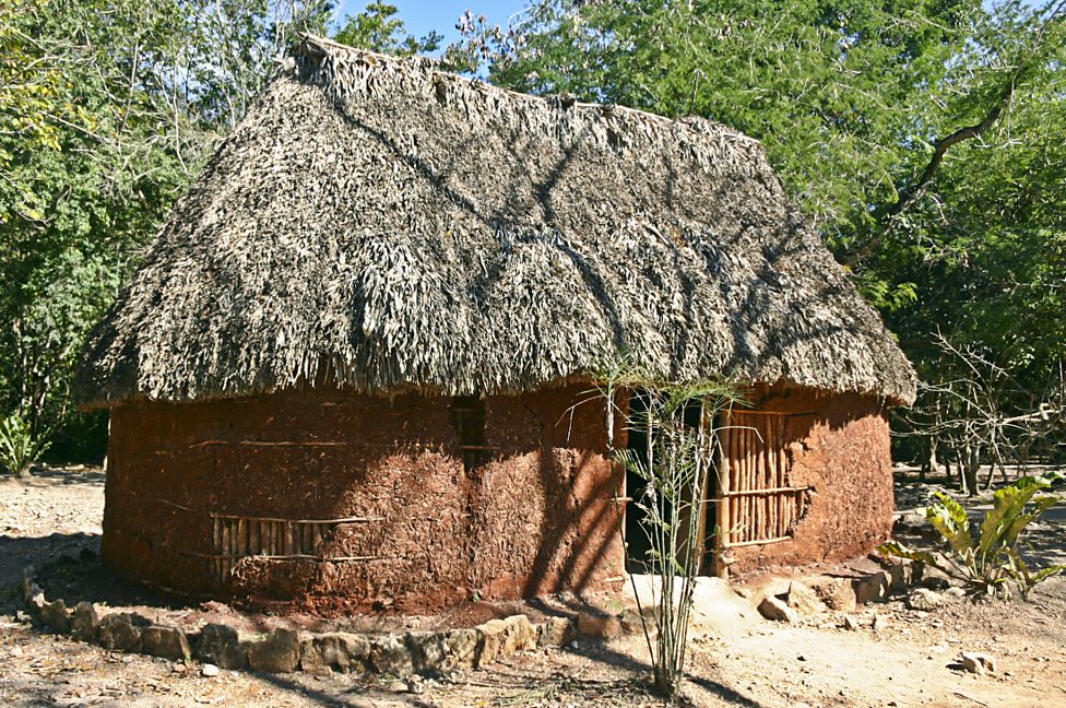 A traditional Mayan house
